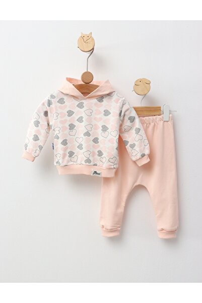 MiniKids Στολή Λαμπερές Καρδιές, κοραλί