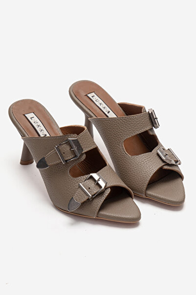 by selvi Lukka Shoes piele naturală Tocuri înalte Pamela Mink pentru femei cu...