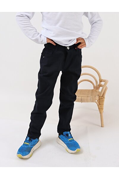 MiniKids Flaviu navy blue terry pants