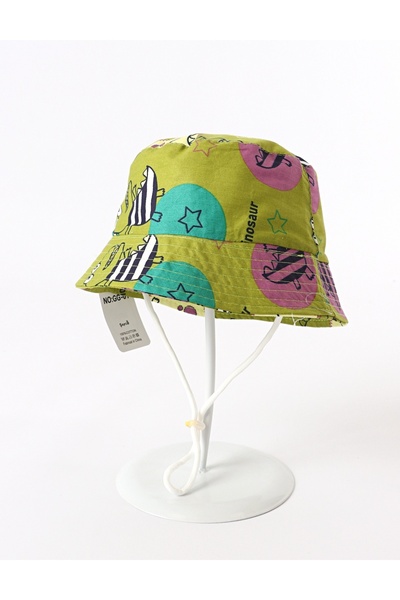 MiniKids Palarie Dinosaur, model verde