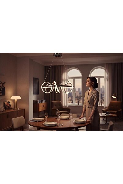 KUZEY KROM LED AVİZE 3 RENK