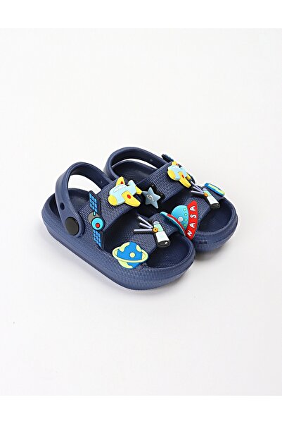 MiniKids Σανδάλια NASA Space από αφρώδες υλικό, μπλε σκούρο