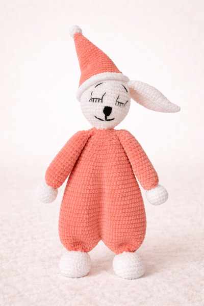 Noctis Nest Tavşan Amigurumi Uyku Arkadaşı – El Örgüsü Organik Bebek Oyuncağı...