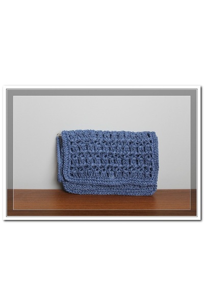 Aleylife Aley Life El Yapımı Kağıt Ip Clutch & Makyaj Çantası