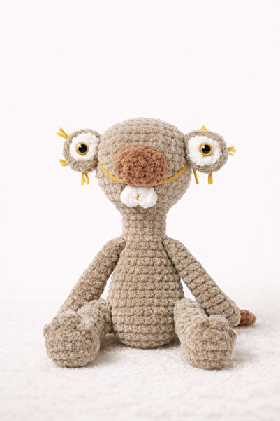 Noctis Nest Sloth Amigurumi Uyku Arkadaşı – El Örgüsü Organik Bebek Oyuncağı ...