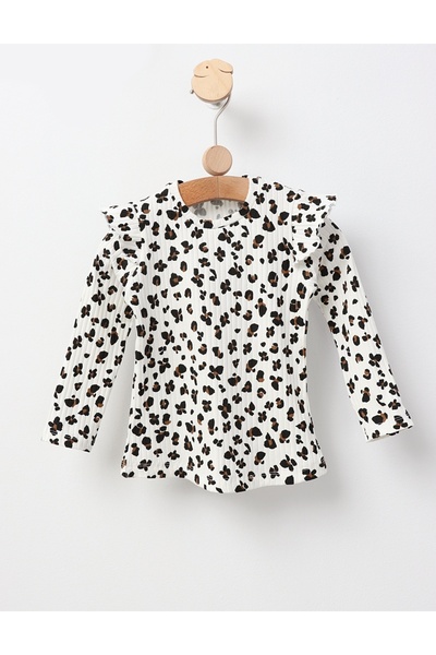 MiniKids Μπλούζα Με animal print , λευκό μοντέλο