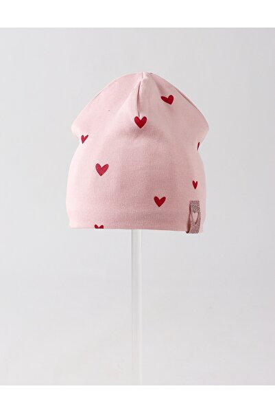 MiniKids Fes copii, inimioare, model roz pal
