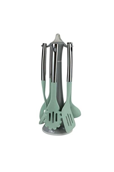 Generis Silicone Kitchen Tool Set with Rotating Holder