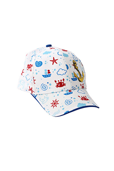 MiniKids Λευκό καπέλο Rafael Anchor για αγόρια