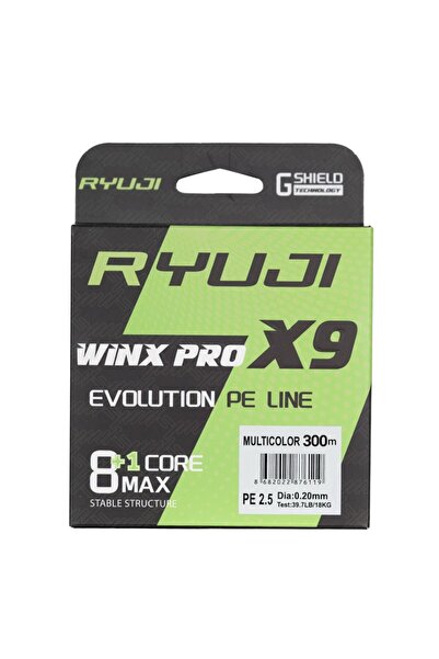 RYUJI Winx Pro x9 300 Mt Multicolor Fir de pescuit