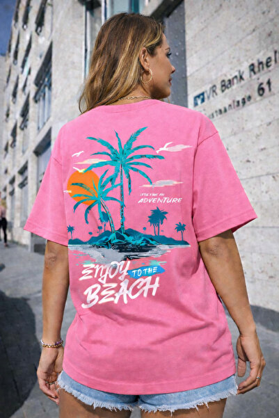 MARKATEM Markatem oversized Ανδρικό γυναικείο μπλουζάκι Unisex Πολύχρωμο Onjo...