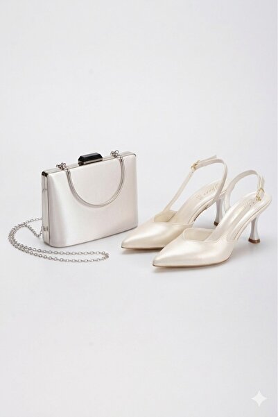 Satenora Zafira Open Back Thin Heeled Stiletto