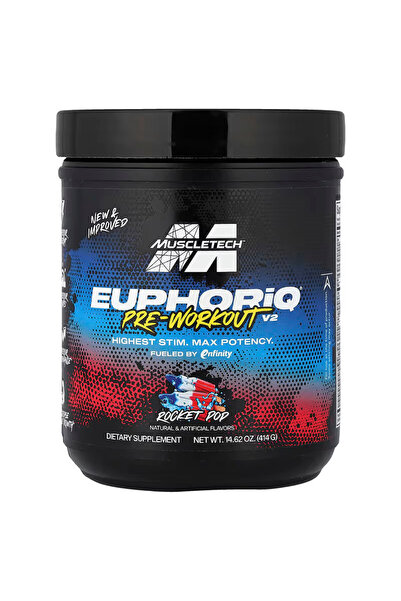MUSCLETECH EuphoriQ PreWorkout V2 Rocket Pop 414 g
