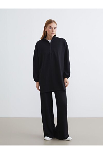 LC Waikiki Women's Wide Leg Sweatpants with Elastic Waist