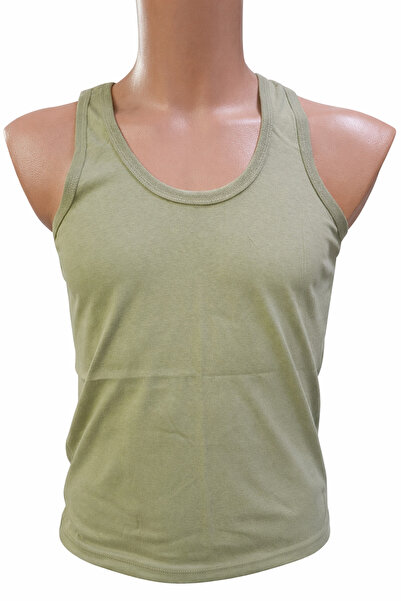 Anadolu Tactical Men's Khaki Undershirt Cotton Pack Breathable Soldier Unders...