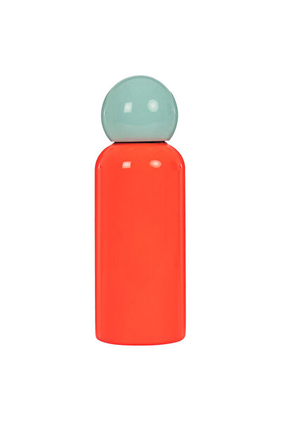 Lund London Skittle Water Bottle 500ml Coral & Mint – Insulated Hot & Cold Th...