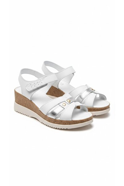 Ender Inner Outer 100% Genuine Leather Padding Sole Women's Sandals