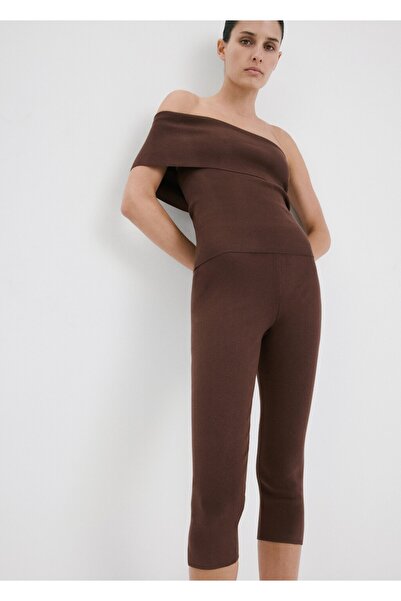 MANGO Woman Paçaları yırtmaçlı tayt