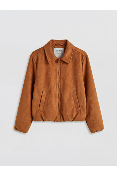 LC Waikiki I Shirt Roba Collar Girl's Suede Coat from Freezen Store