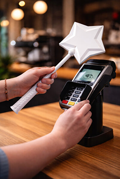 Atölye29 Yıldız Kredi Kartlık Yıldız Şeklinde Kartlık Yıldız Değnek Sihirli Y...