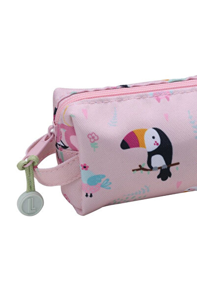 Lund London Little Lund Birds Pencil Case – Kids Water-Resistant School Pen Pouch