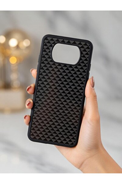 TECNOTREND Poco X3/Poco X3 NFC/Poco X3 Pro Uyumlu Desenli Parlak Silikon Kapak