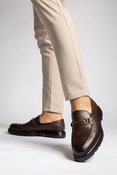 maximoda Genuine Leather , Laceless Men's Leather Shoes