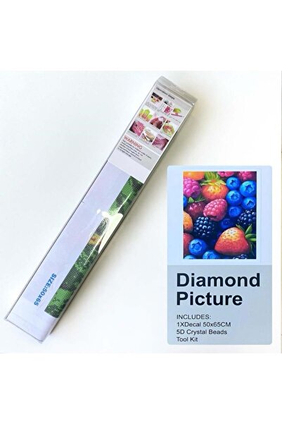 NT Boncuklu Taşlı Pano Mozaik Elmas Goblen Çocuklar İçin Diamond Tablo 50 X 6...