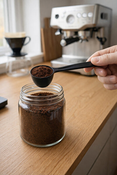 Akyüz Plastik 20 ml Kahve Ölçü Kaşığı –10 ADET - Çok Amaçlı Ölçek Kaşığı