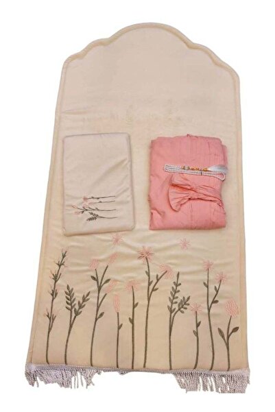 Generic Prayer Rug Set with Cover and Prayer Beads for Women