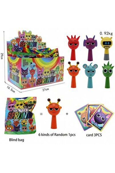 victiny Kit 5 figurine Sprunki plic surpriza, jucarii de plastic