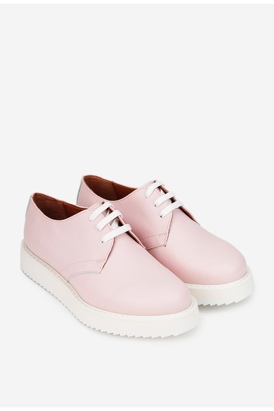Dasha Women's powder pink shoes made of genuine Leather