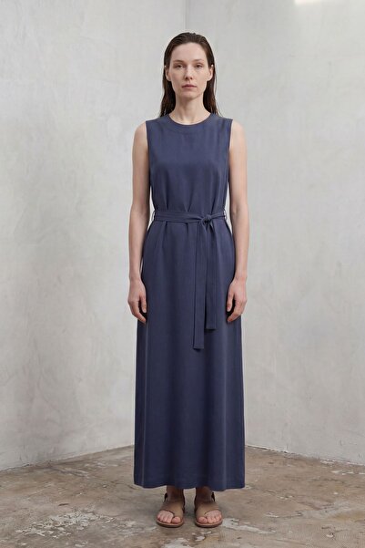 Hiccup MOJA MODA Kaiš Komad, Bez Rukava, okrugla kragna Komad Maxi Haljina