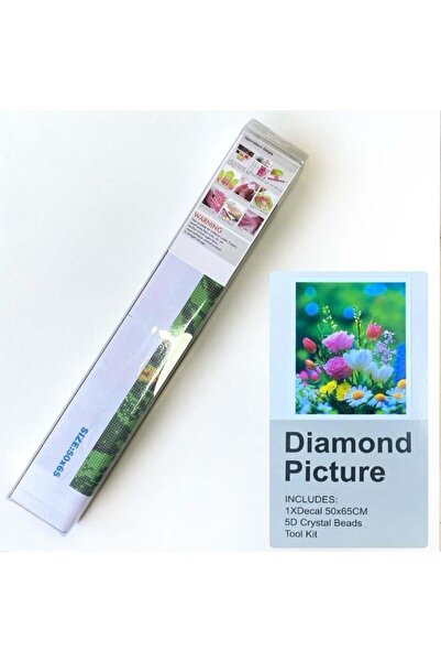 NT Boncuklu Taşlı Pano Mozaik Elmas Goblen Çocuklar İçin Diamond Tablo 50 X 6...