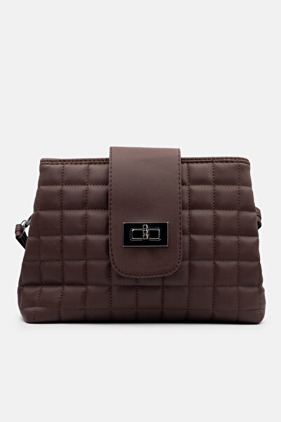 LikeMoon Γυναικεία τσάντα καφέ με λουράκι ώμου Κομψό σχέδιο Καθημερινή γυναικ...