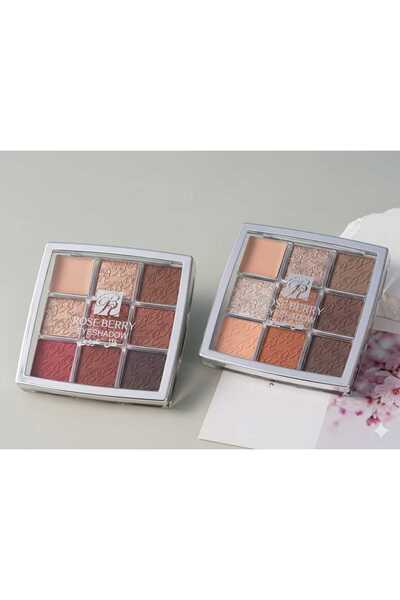 ROSE BERRYY Rose Berry Eyeshadow Palette - 9 Warm and Bright Colors (01)
