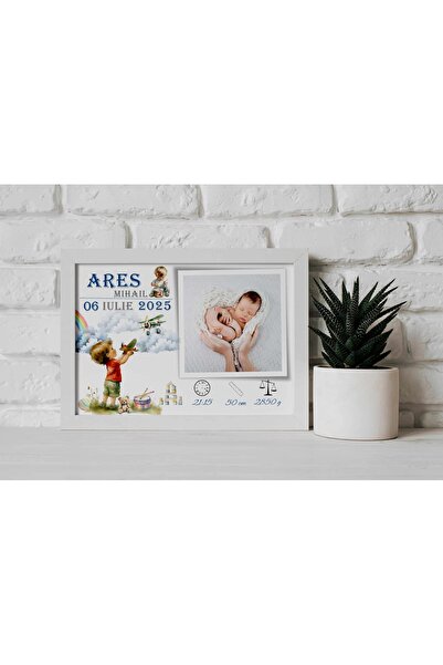 OEM Personalized Newborn Photo Frame - Ares