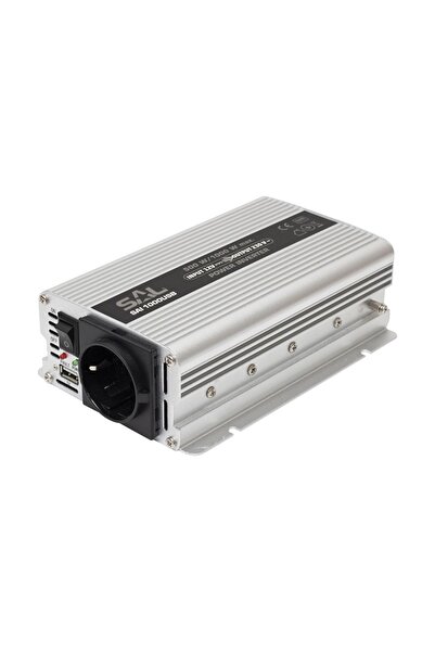 Sal Invertor de curent de 500W, 12V - 220V, cu USB SAI 1000USB (max. 1000W)