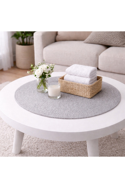 ÖRGÜM Bohemian Coffee Table Cover Decorative Tablecloth 50X50 cm