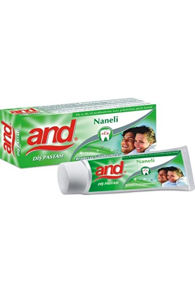 AND معجون أسنان بالنعناع بتأثير منعش 100 مل للعناية بالفم بنكهة النعناع