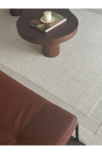 Pulcarpet Mira Loop Natural Halı Salon Oturma Yatak Odası Koridor Makine Halısı