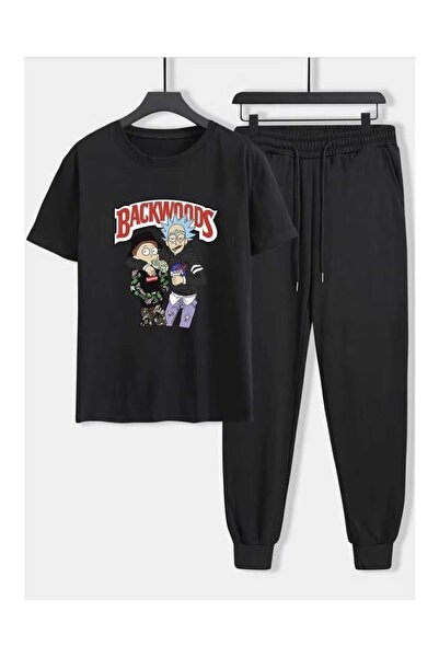 ibibik moda Set de trening BROOKLYN cu imprimeu cu pantaloni de trening și tr...