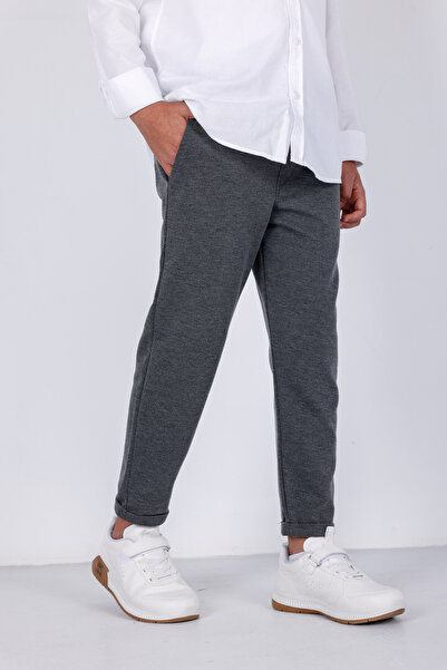 3MODA Erkek Çocuk Ribana Bel Joger Pantolon - 2 li Paket