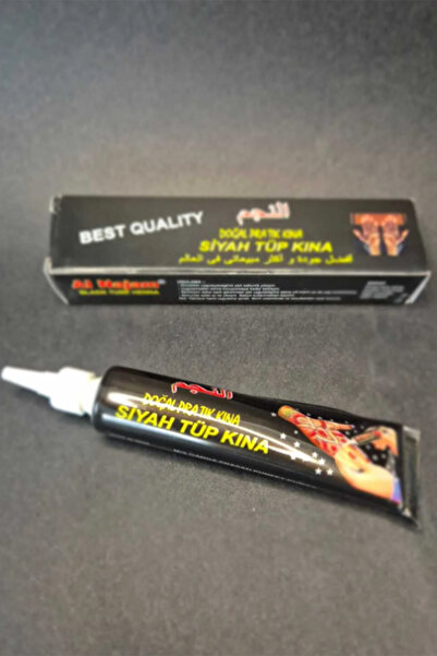 bitki diyarı وشم الحناء الهندي أنبوب أسود 1 قطعة