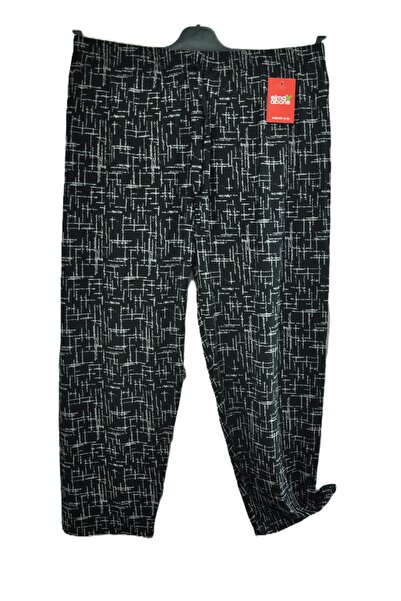 elma abone Plus Size Women's Summer Cotton Pants with Elastic Waist