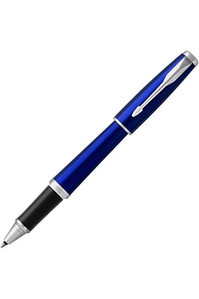 Parker قلم حبر جاف عصري بمقبض معدني أزرق-4977