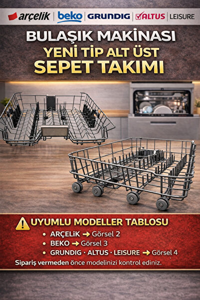 ARÇELİK 6555 X  DISHWASHER UPPER BASKET +LOWER BASKET SET