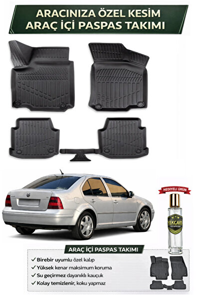 YEKCARS VOLKSWAGEN BORA 2004 MODEL ARACINIZA ÖZEL ÜRETİM ESNEK KAUÇUK PASPAS ...
