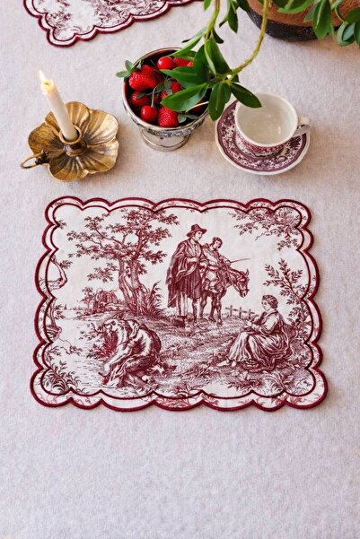 Diva Home Fransız Köylü Desen 2 Parça Amerikan Servisi Su İtici