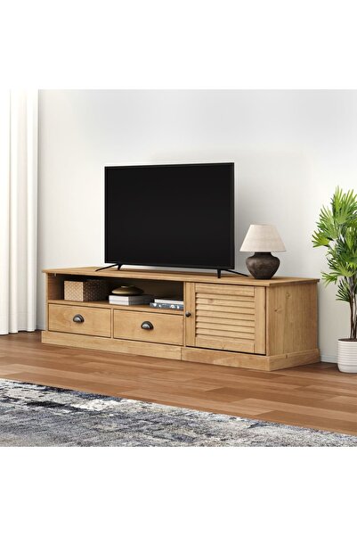 Concept Comodă TV VIGO, 156x40x40 cm, lemn masiv de pin